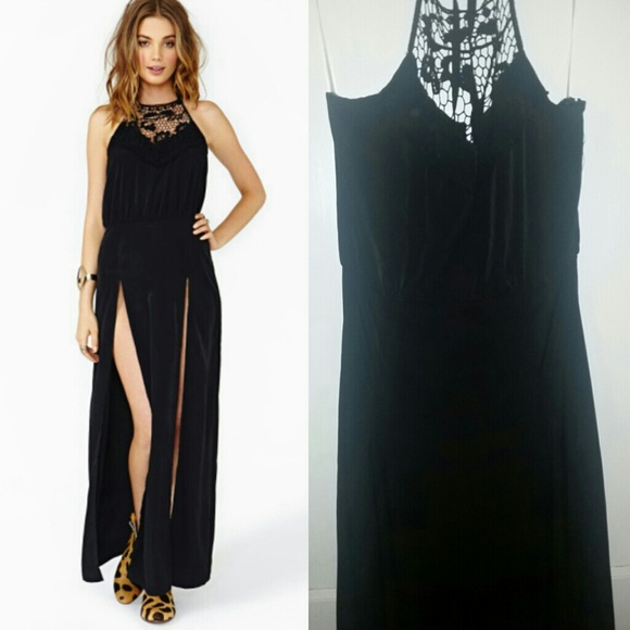 Nasty Gal 2Slit Maxi Dress