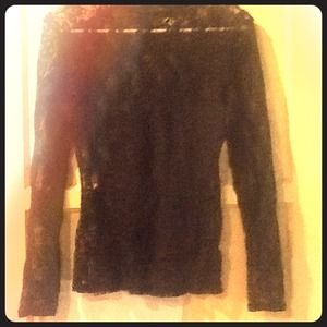 See though flower tee