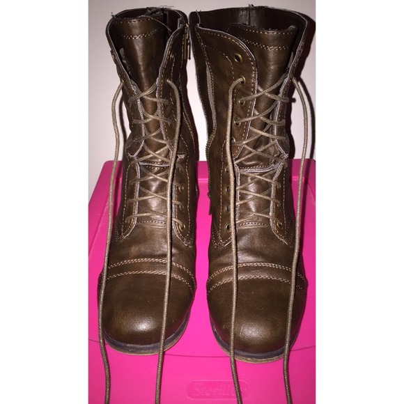 Madden Girl Combat Boots