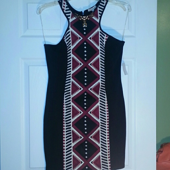 Aztec Body Con dress