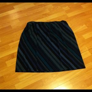 Venezia green and blue skirt
