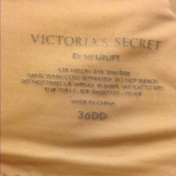 36DD beige Victoria's Secret Demi Uplift bra - Picture 3 of 3
