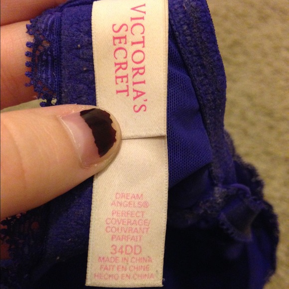 Victoria's Secret purple lace 34 DD Dream Angels - Picture 3 of 4