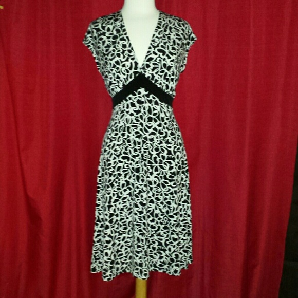 Cato black and white dress.