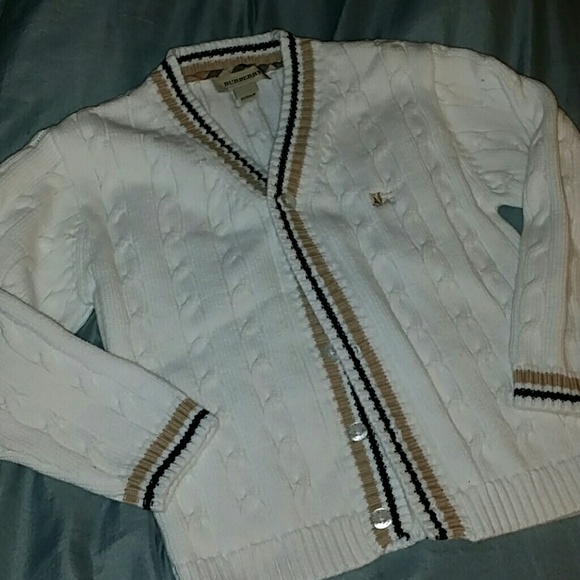 Authentic Burberry Cable Sweater for little ones