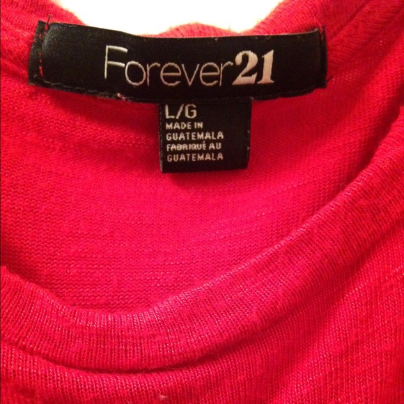 Vibrant Red Forever 21 small dress - Picture 3 of 3