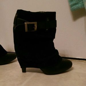 Cute short black boots