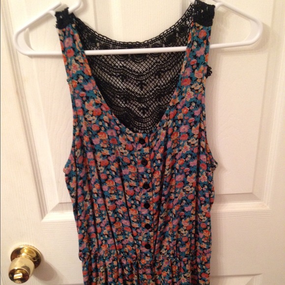 Floral and knit forever 21 romper! - Picture 1 of 4