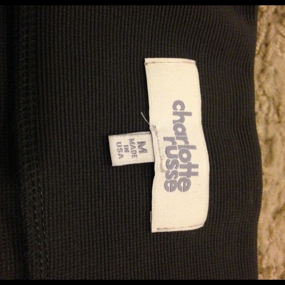 Grey Charlotte Russe lined pencil skirt - Picture 2 of 2