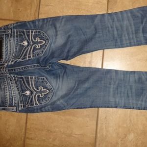 Rock revival buckle jeans