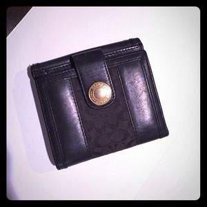 Coach Black Wallet