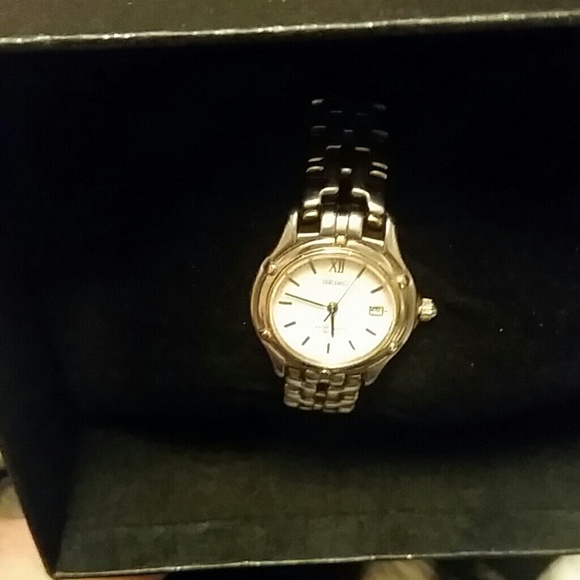 Two toned woman's watch