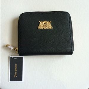 Juicy Couture Saffiano Leather Mini Wallet