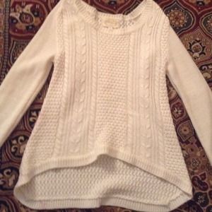 Whitish vanilla color sweater!!