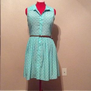 Polka-dot Midi Dress