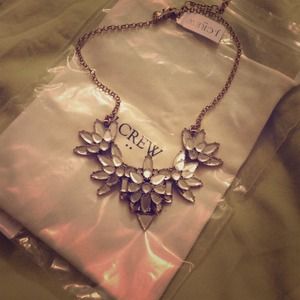 J crew sparkle necklace