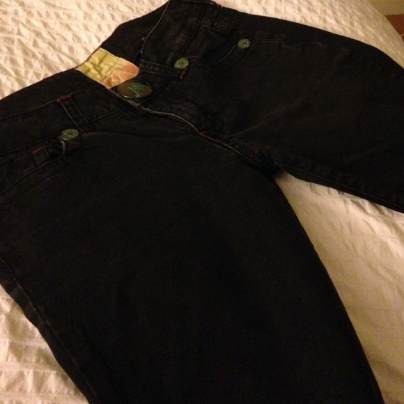 Vintage original black jeans 29waist 34 length