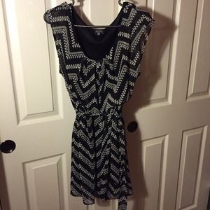 Black & White printed dress