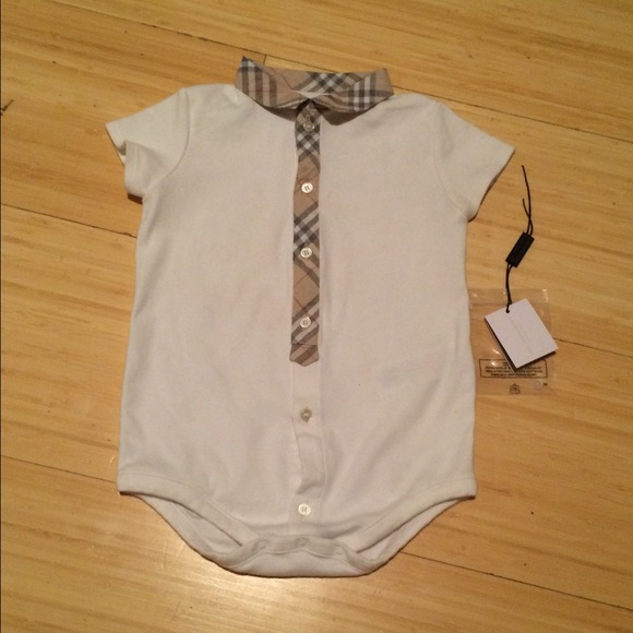 Infant BURBERRY Onesie 100% Authentic