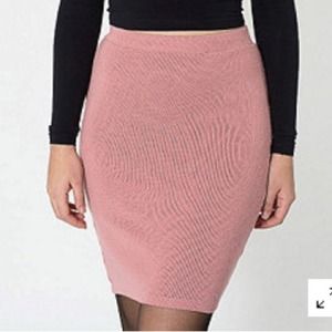 American Apparel Sweater Knit Pencil Skirt