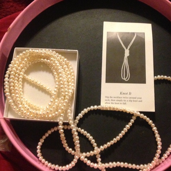 Long Pearl Necklace