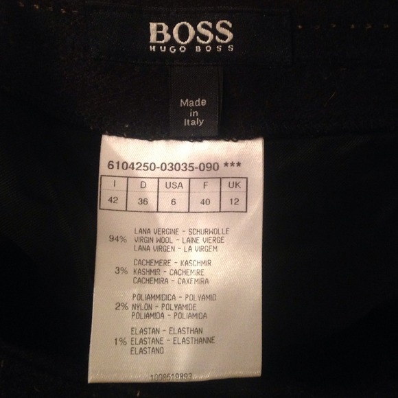 💯%Authentic HUGO BOSS Virginwool & cashmere size6 - Picture 4 of 4