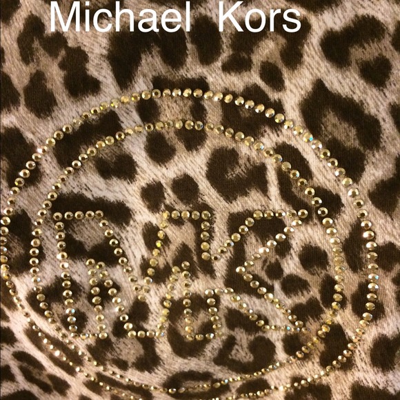 Michael Kors Animal Print tank w/embellishment - Picture 2 of 4