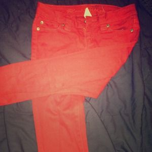 Blue Asphalt™ Red Skinny jeans