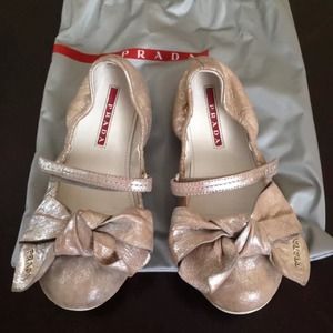 Little Girl Prada flats