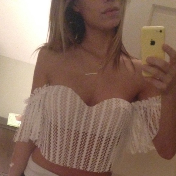SABO SKIRT OFF SHOULDER CROP