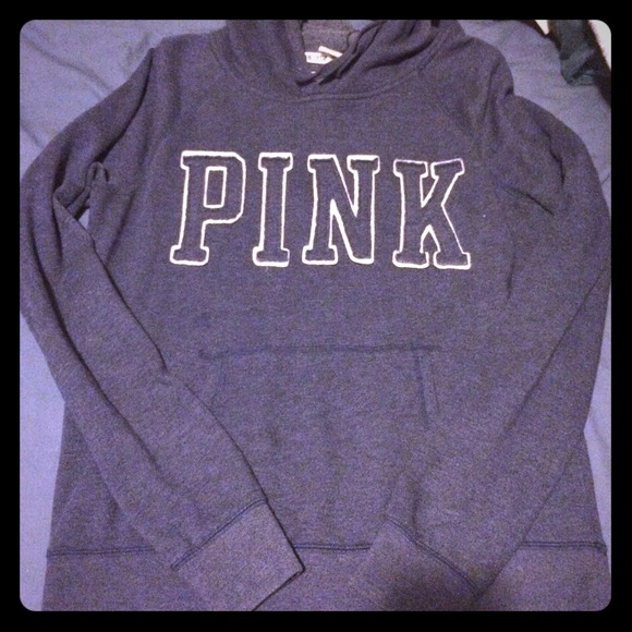 Victoria secret pink pull over hoodie sz large