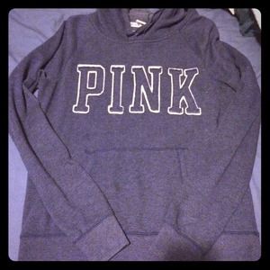 Victoria secret pink pull over hoodie sz large