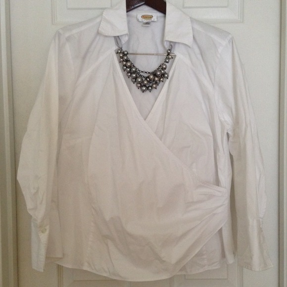 Talbots Wrap Top