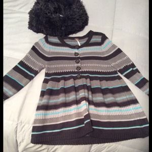 Free People sweater- Multi-Gray & Blue like color