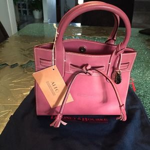 Dooney & Bourke pink leather Alto purse