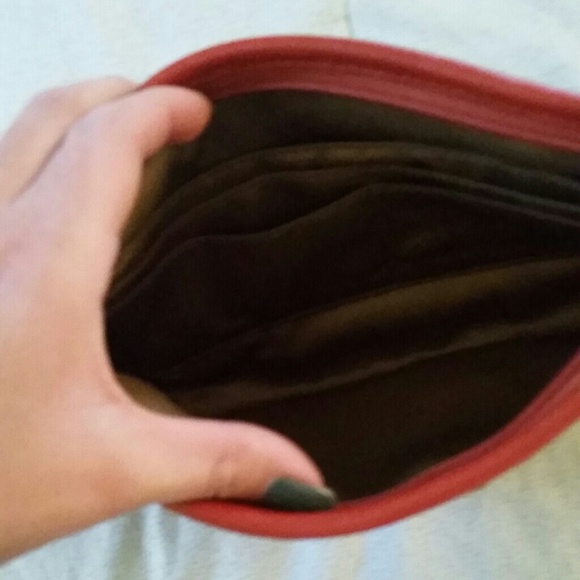 Coach tangerine leather night bag - Picture 2 of 4