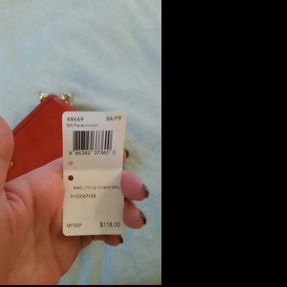 Coach tangerine leather night bag - Picture 3 of 4