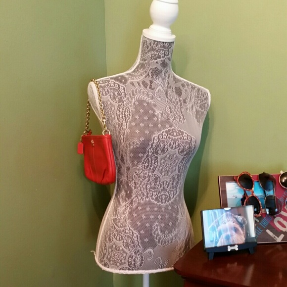 Coach tangerine leather night bag - Picture 4 of 4