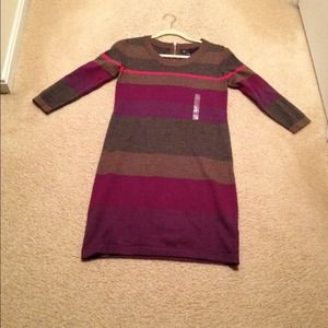 Sweater dress.