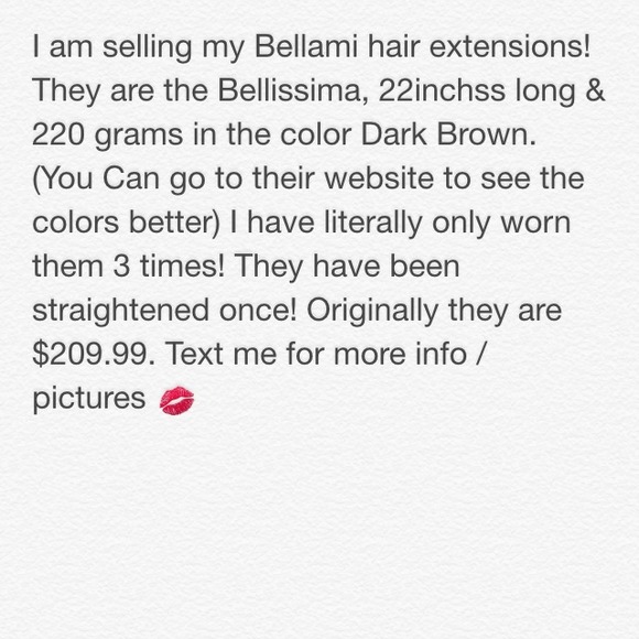 Bellami Bellissima 22" 220g Hair Extensions!