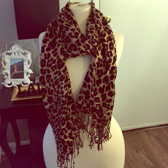 Cheetah scarf