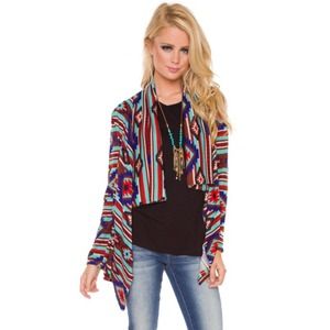 Teal Aztec Cardigan