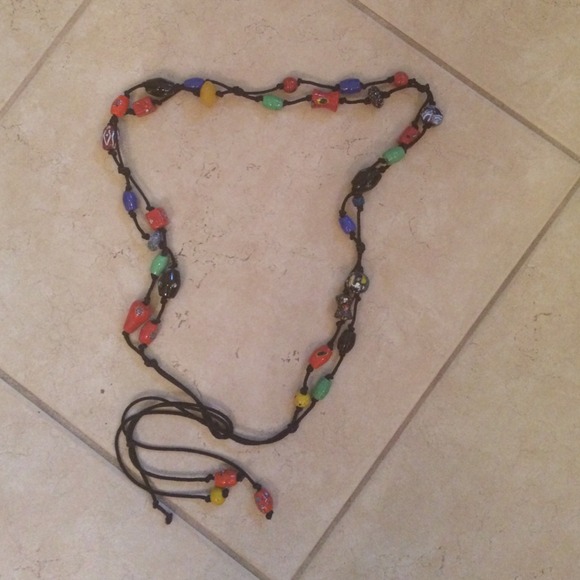Colorful beaded belt!