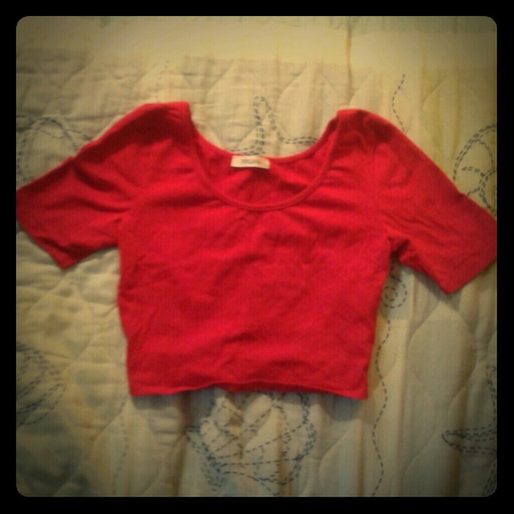 Red Crop Top