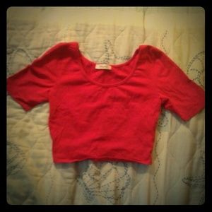 Red Crop Top