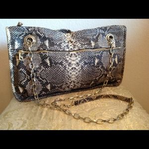 DKNY Snake Skin Pattern Purse