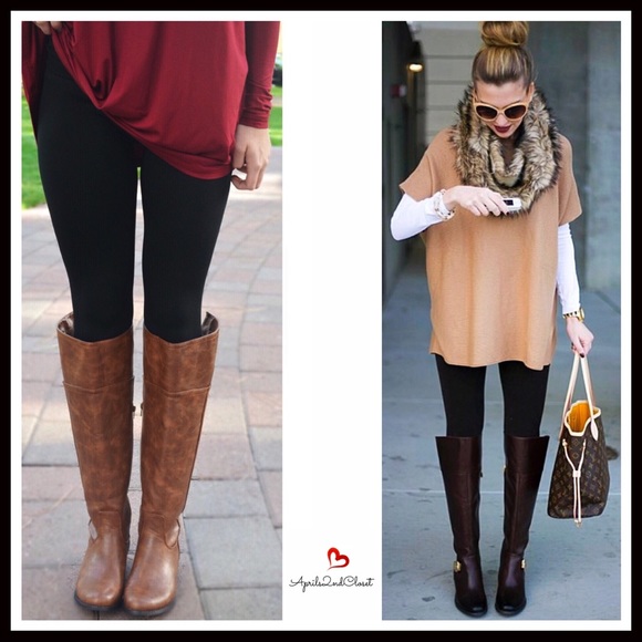 Black Fleece Lined Leggings & Tights - Picture 4 of 8