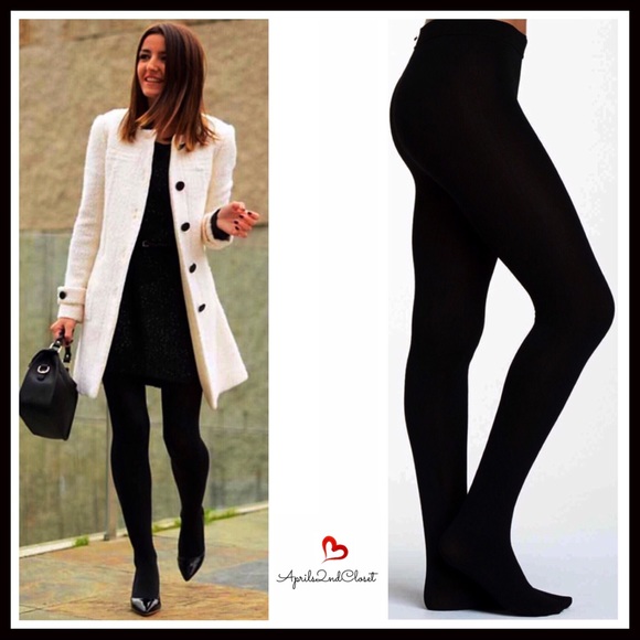 Black Fleece Lined Leggings & Tights - Picture 8 of 8