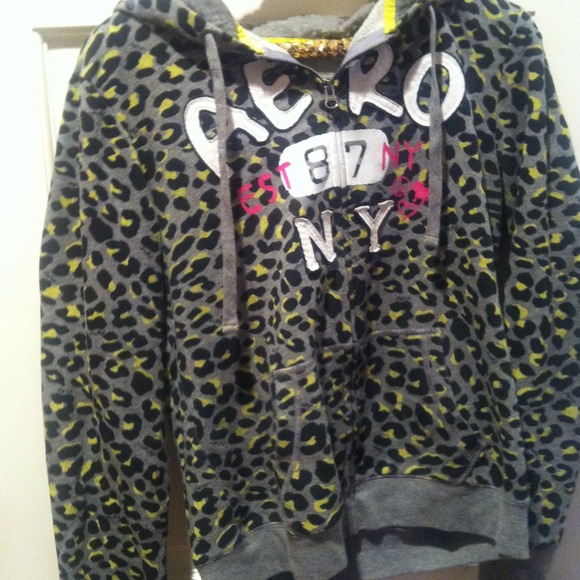 Hoodie sweatshirt leopard print