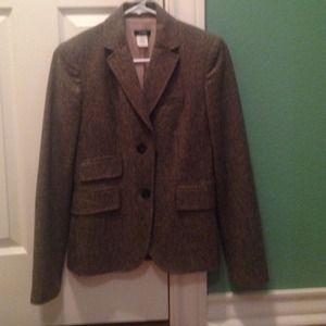 J.Crew tweed blazer.